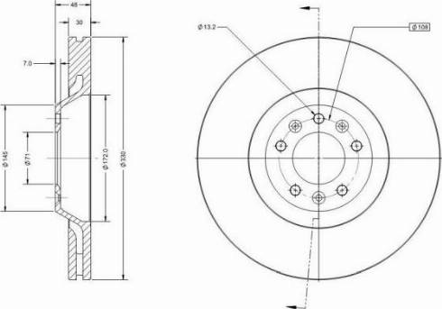 Remy RAD1735C - Brake Disc autospares.lv