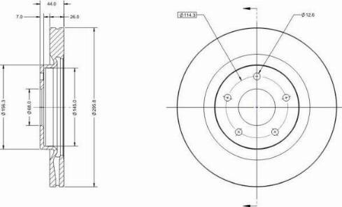 Remy RAD1736C - Brake Disc autospares.lv