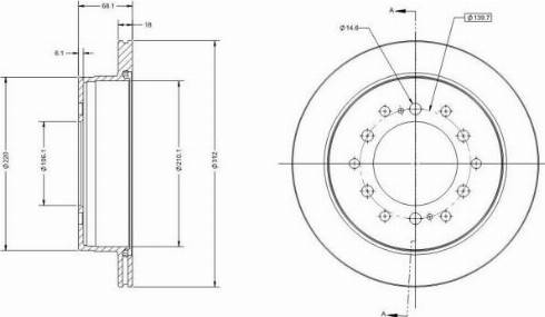 Remy RAD1730C - Brake Disc autospares.lv