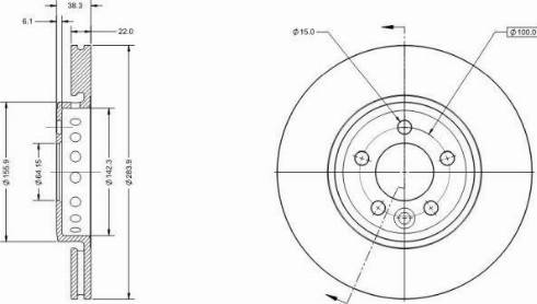 Remy RAD1737C - Brake Disc autospares.lv