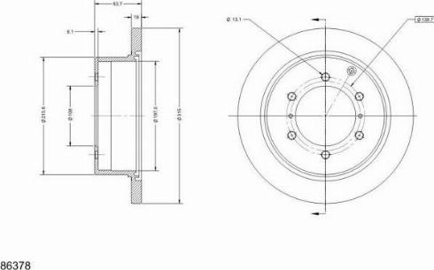 Remy RAD1721C - Brake Disc autospares.lv