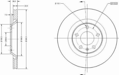 Remy RAD2450C - Brake Disc autospares.lv