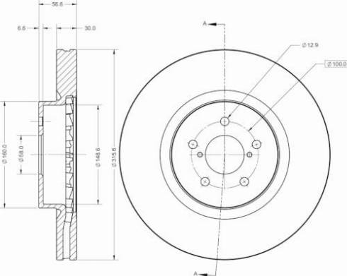 Remy RAD2405C - Brake Disc autospares.lv