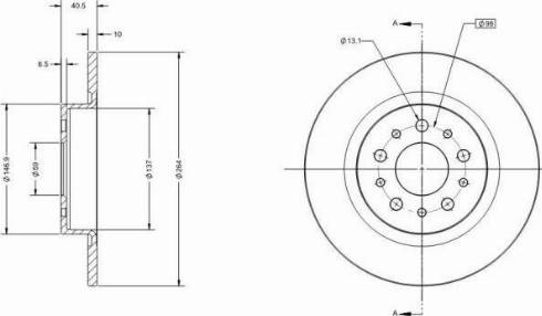 Remy RAD2414C - Brake Disc autospares.lv