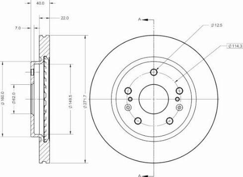 Remy RAD2410C - Brake Disc autospares.lv