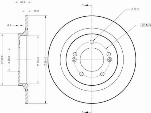 Remy RAD2436C - Brake Disc autospares.lv