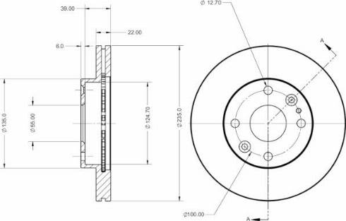 Remy RAD2424C - Brake Disc autospares.lv