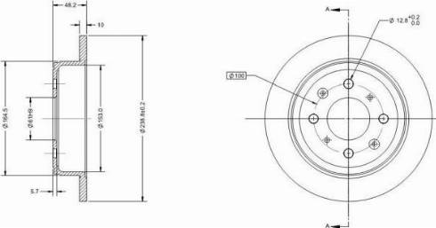 Remy RAD2479C - Brake Disc autospares.lv