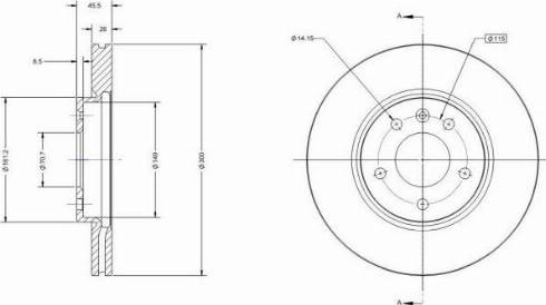 Remy RAD2596C - Brake Disc autospares.lv