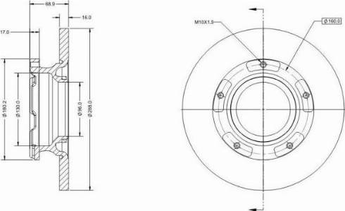 Remy RAD2565C - Brake Disc autospares.lv