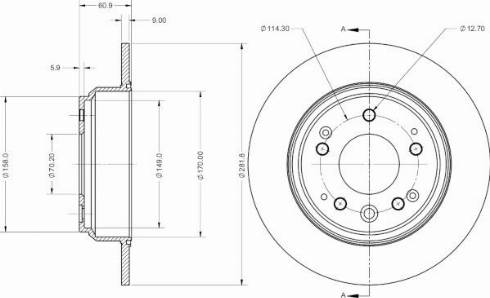 Remy RAD2505C - Brake Disc autospares.lv