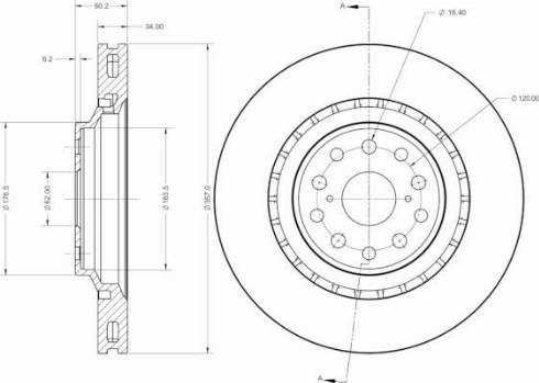 Remy RAD2531C - Brake Disc autospares.lv