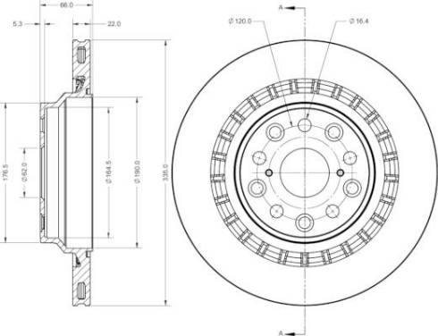 Remy RAD2533C - Brake Disc autospares.lv