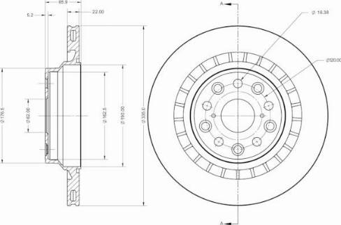 Remy RAD2532C - Brake Disc autospares.lv