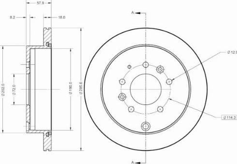 Remy RAD2576C - Brake Disc autospares.lv