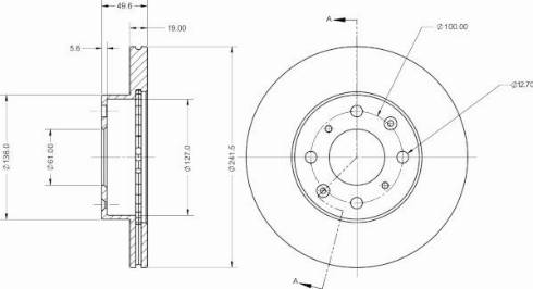 Remy RAD2698C - Brake Disc autospares.lv