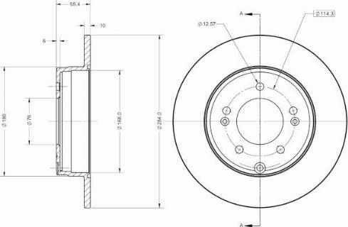 Remy RAD2609C - Brake Disc autospares.lv