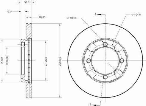 Remy RAD2610C - Brake Disc autospares.lv