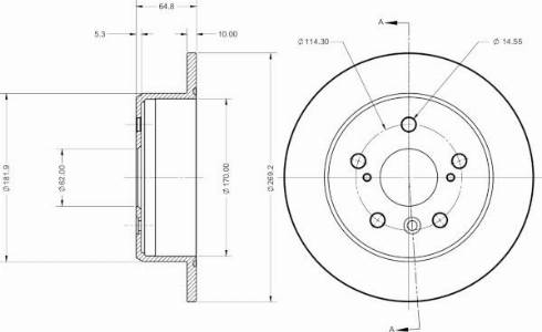 Remy RAD2685C - Brake Disc autospares.lv