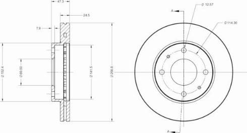 Remy RAD2620C - Brake Disc autospares.lv