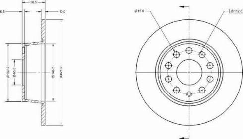 Remy RAD2673C - Brake Disc autospares.lv