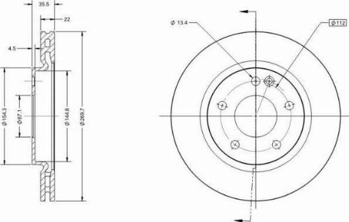 Remy RAD2098C - Brake Disc autospares.lv