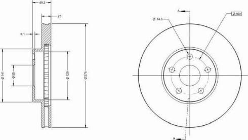 Remy RAD2093C - Brake Disc autospares.lv