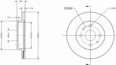 Remy RAD2092C - Brake Disc autospares.lv