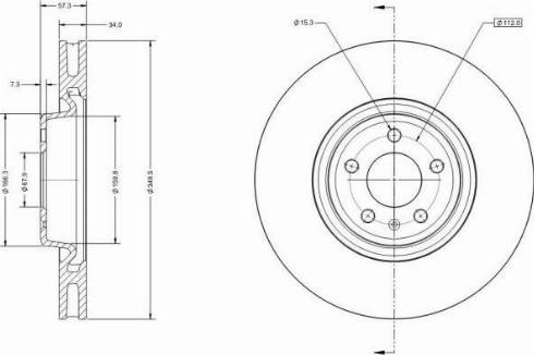 Remy RAD2049C - Brake Disc autospares.lv