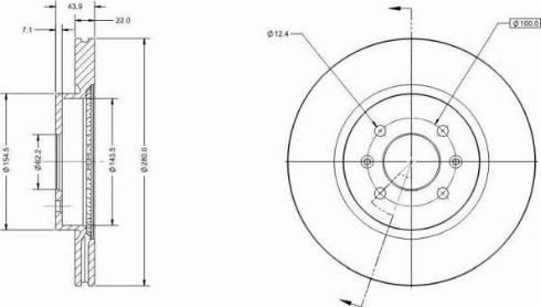 Remy RAD2044C - Brake Disc autospares.lv