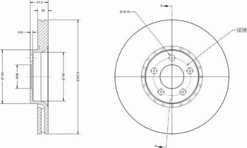 Remy RAD2045C - Brake Disc autospares.lv