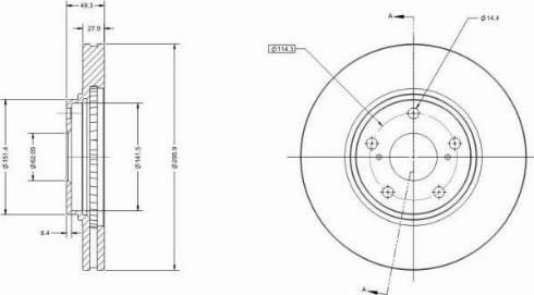 Remy RAD2048C - Brake Disc autospares.lv