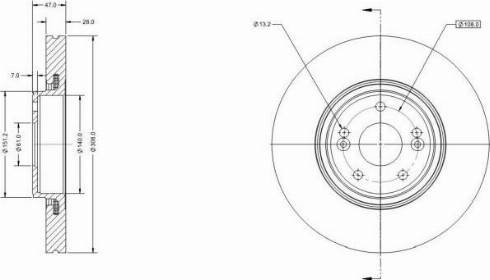 Remy RAD2054C - Brake Disc autospares.lv