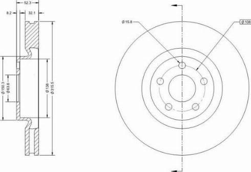 Remy RAD2053C - Brake Disc autospares.lv