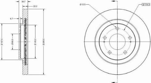 Remy RAD2063C - Brake Disc autospares.lv