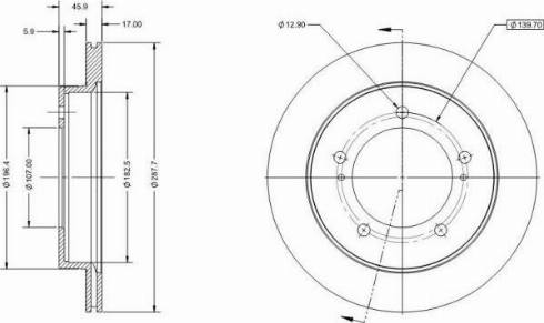 Remy RAD2014C - Brake Disc autospares.lv