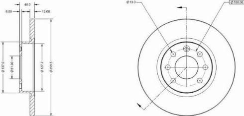 Remy RAD2016C - Brake Disc autospares.lv