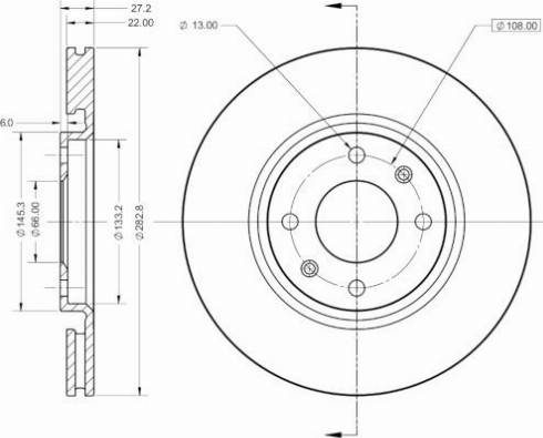 Remy RAD2080C - Brake Disc autospares.lv