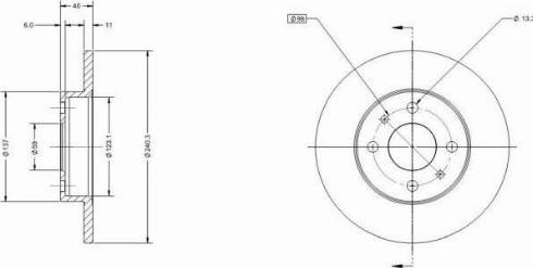 Remy RAD2082C - Brake Disc autospares.lv