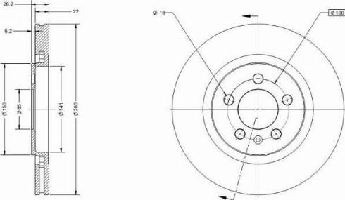 Remy RAD2034C - Brake Disc autospares.lv