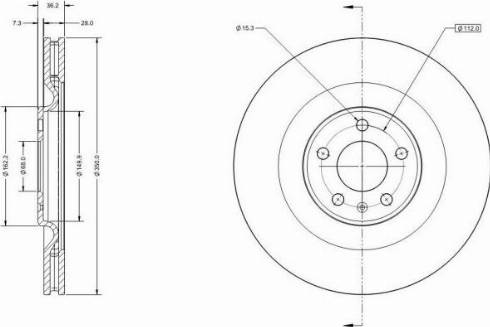 Remy RAD2038C - Brake Disc autospares.lv