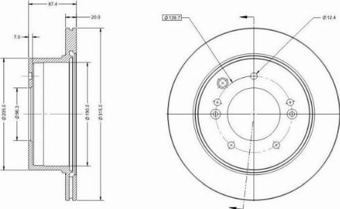 Remy RAD2029C - Brake Disc autospares.lv