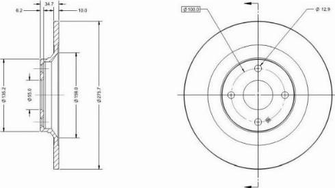 Remy RAD2025C - Brake Disc autospares.lv