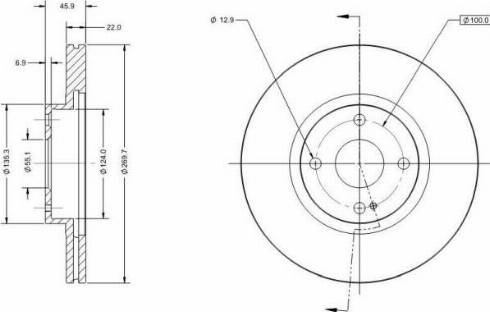 Remy RAD2026C - Brake Disc autospares.lv