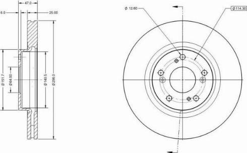 Remy RAD2074C - Brake Disc autospares.lv