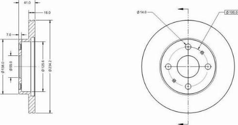 Remy RAD2075C - Brake Disc autospares.lv