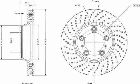 Remy RAD2194C - Brake Disc autospares.lv