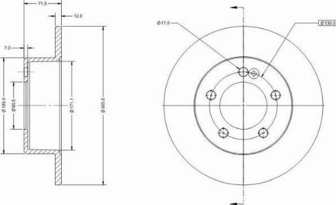 Remy RAD2196C - Brake Disc autospares.lv