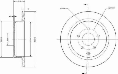 Remy RAD2190C - Brake Disc autospares.lv