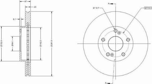 Remy RAD2198C - Brake Disc autospares.lv